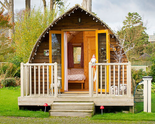 camping pod accommodation